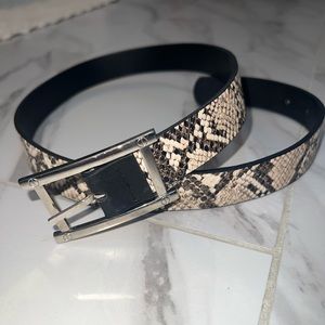 Never Worn Faux Snakeskin Belt